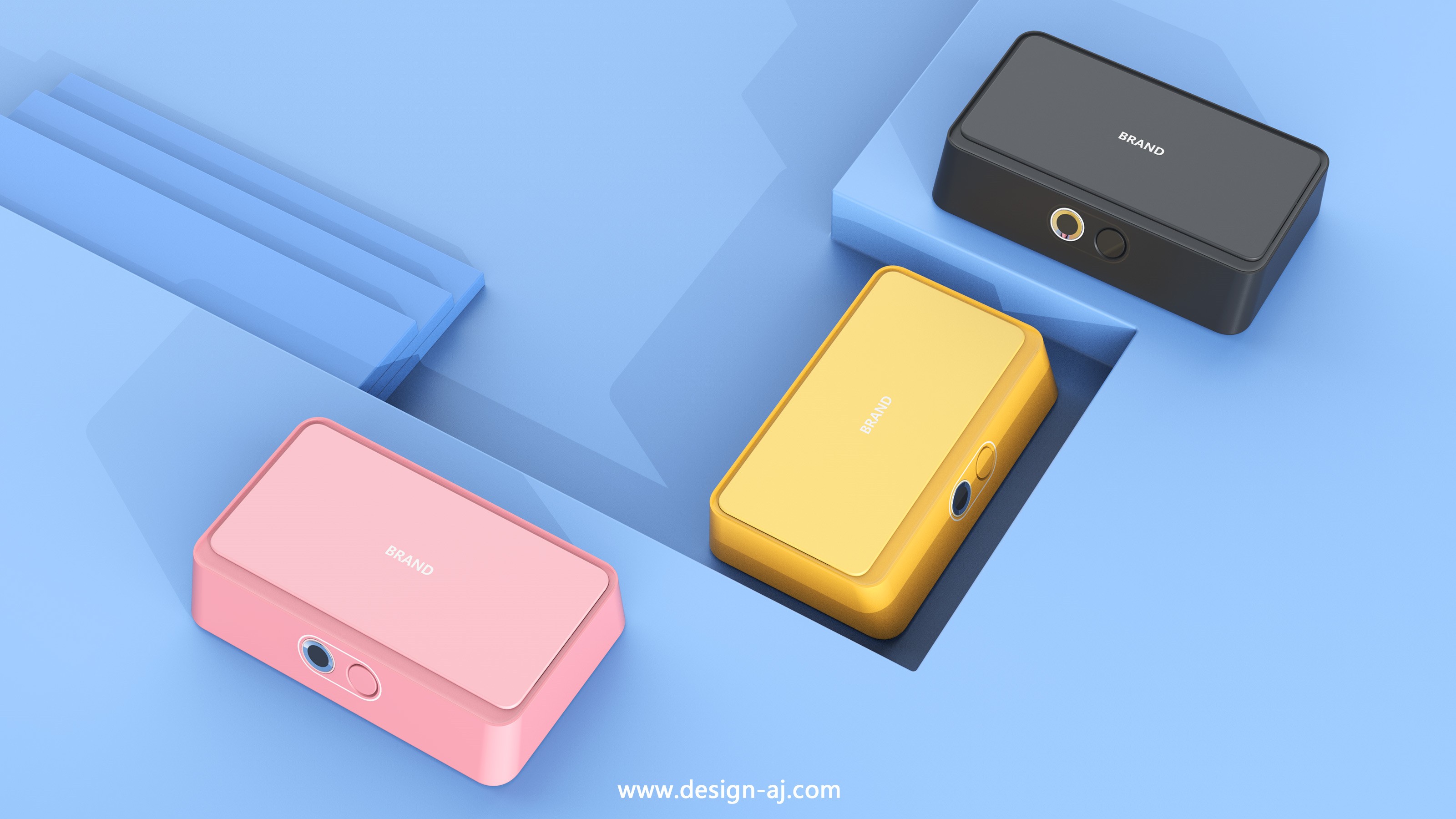 智能印章盒子设计_深圳工业设计公司_产品设计_外观结构设计_艾佳设计